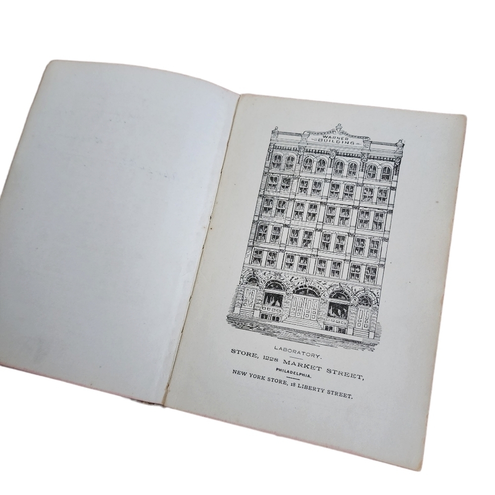 ANTIQUE x WM‎ R WARNER'S Therapeutic Reference Book small hardback circa 1890 - Picture 5 of 16